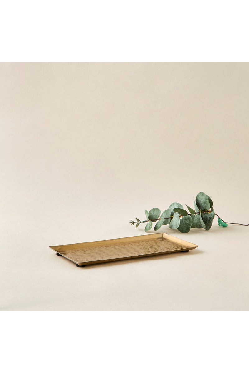LIFESTYLE صينية معدنية مطروقة - Image 1